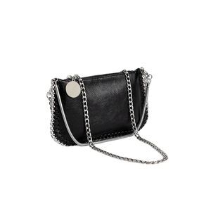 9432 Small Crossbody Bags Zipper Chain Crescent Shoulder Handbags with 3